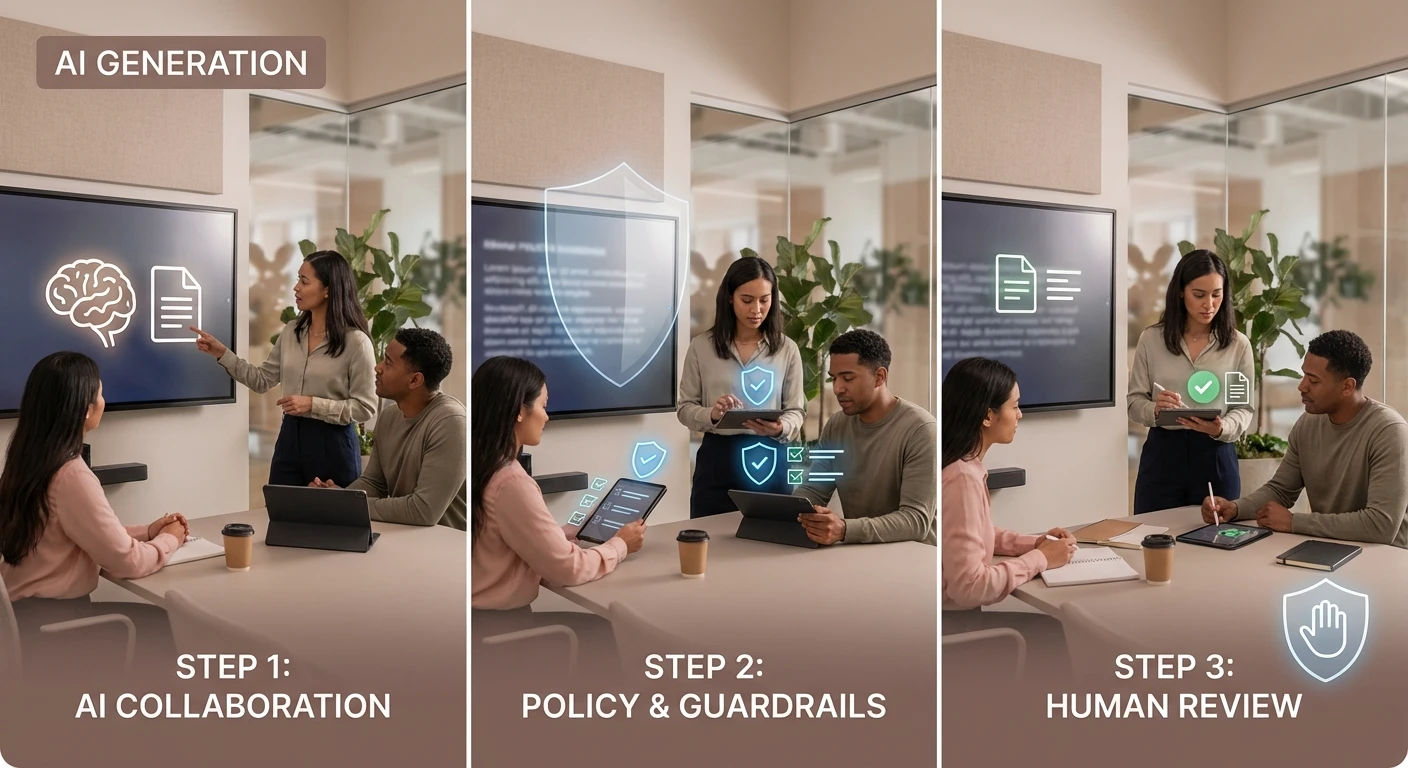 Near section Practical tips using AI assistants without getting burned