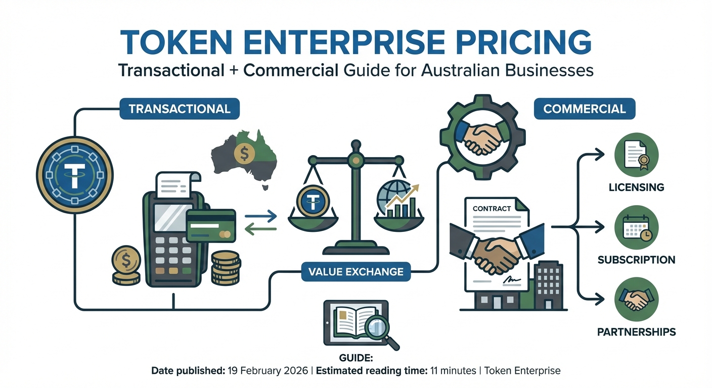 Illustration for Token Enterprise Pricing - Transactional + Commercial Guide for Australian Businesses